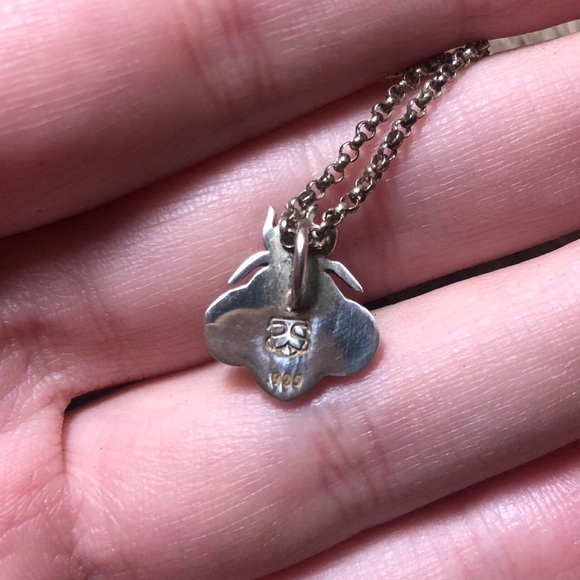 RARE SLANE & SLANE designer sterling silver Bee Free necklace - Picture 2 of 4
